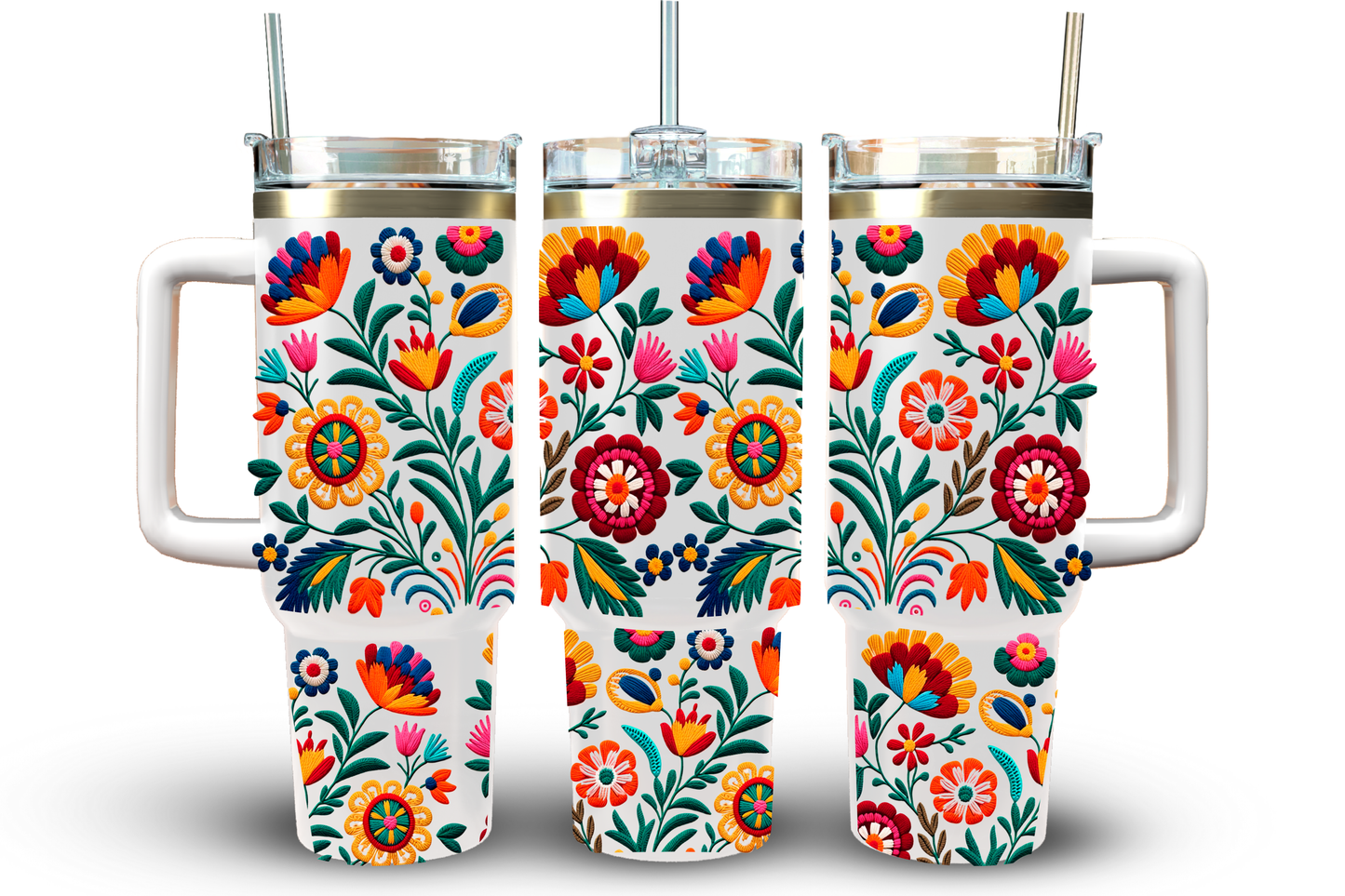 40 ounce Floral Cup