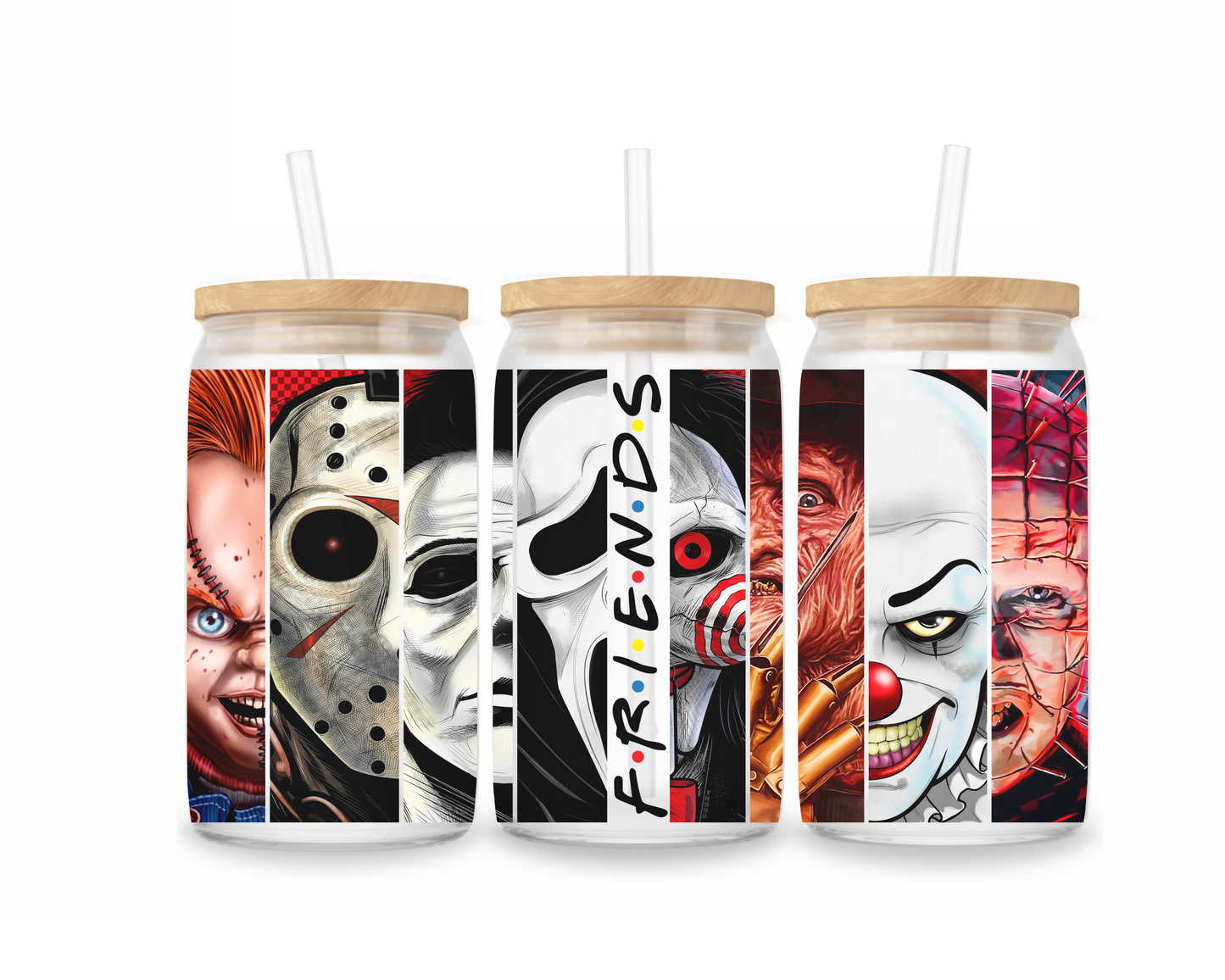 Horror Friends w/ Black Lid