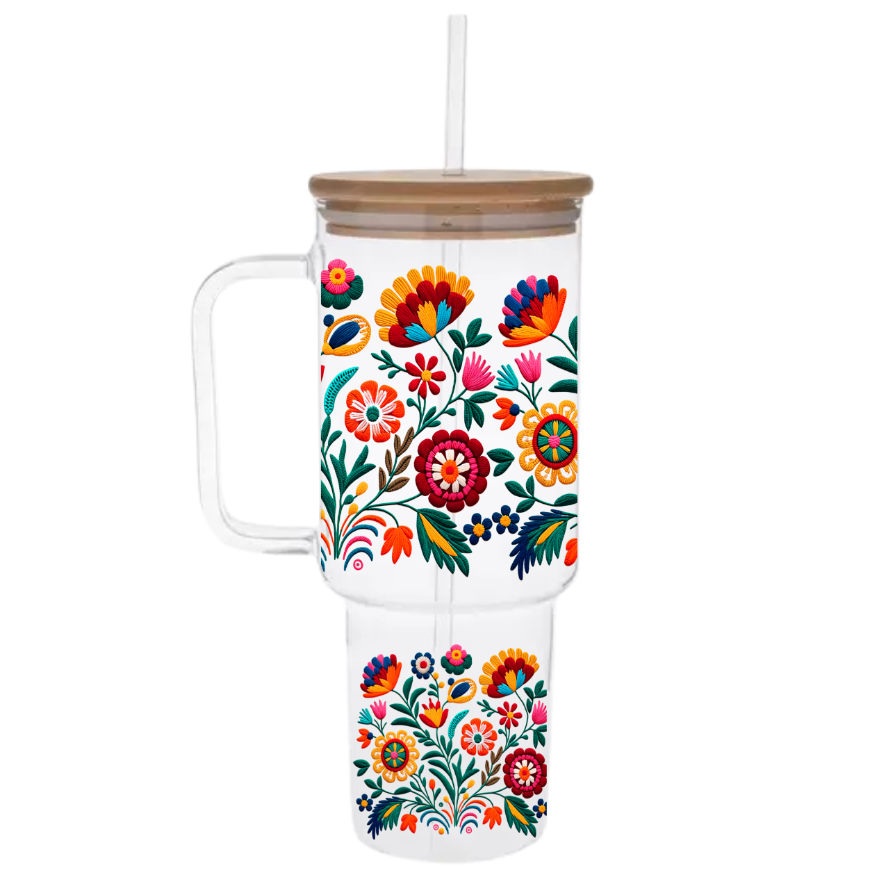 40 ounce Floral Cup