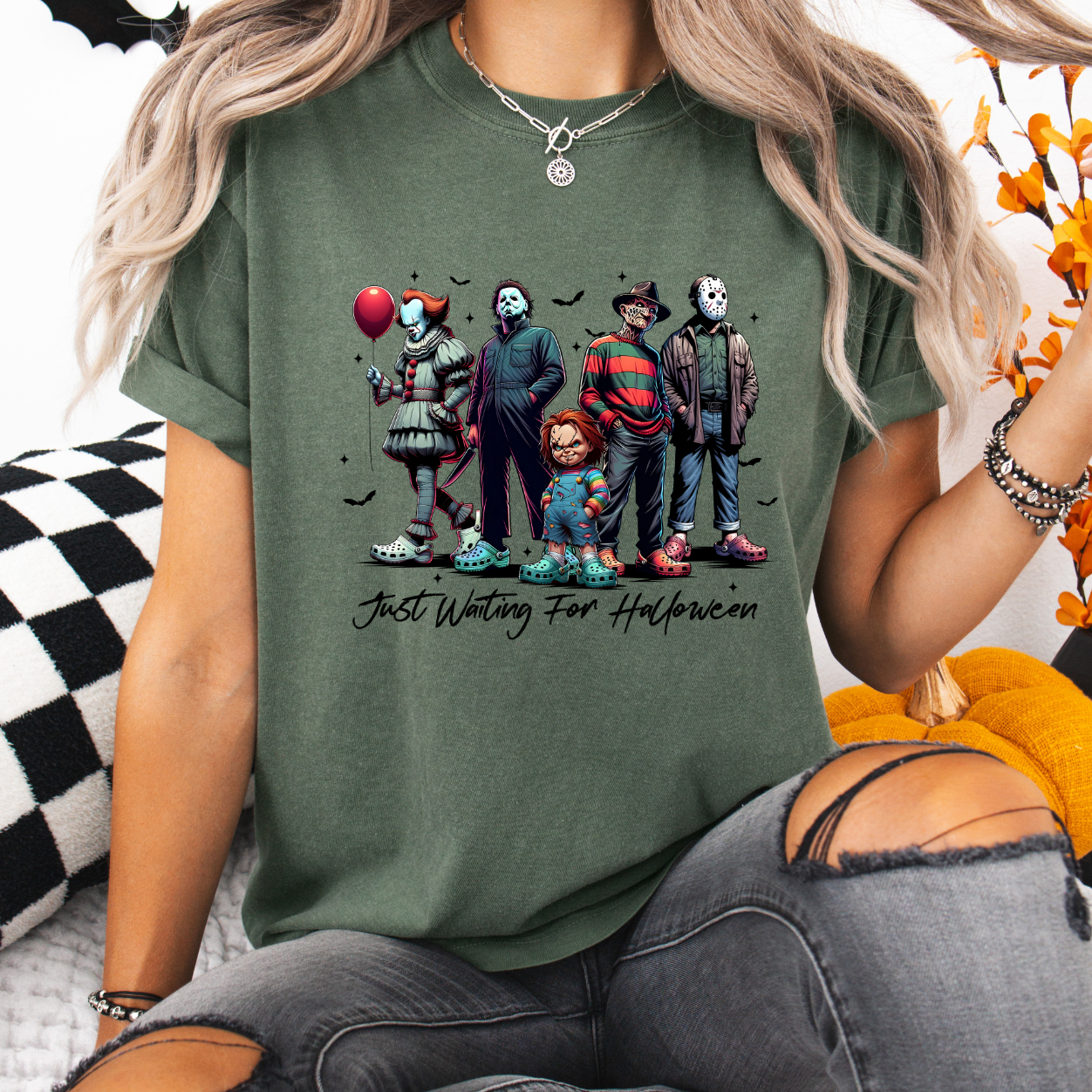 Just Waiting for Halloween T-Shirt