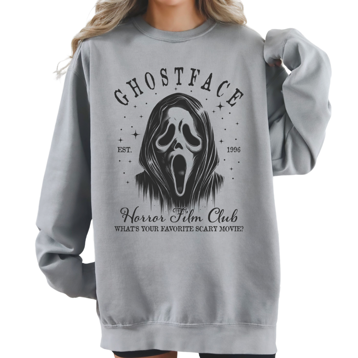 Horror Film Club Ghostface EST. 1996 Crewneck