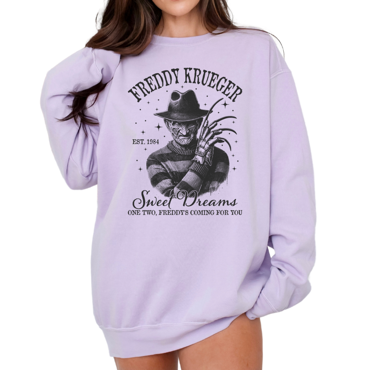 Sweet Dreams Freddy Krueger EST 1984 Crewneck