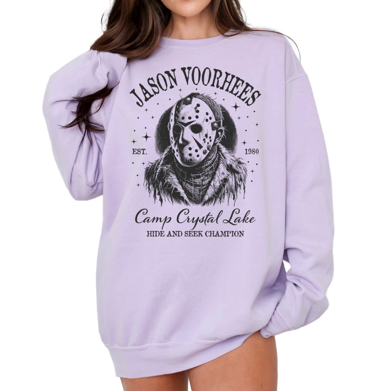 Camp Crystal Lake EST 1980 Jason Crewneck