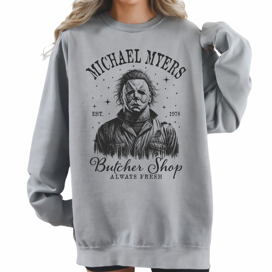 Butcher Shop EST. 1978 Michael Myers Crewneck